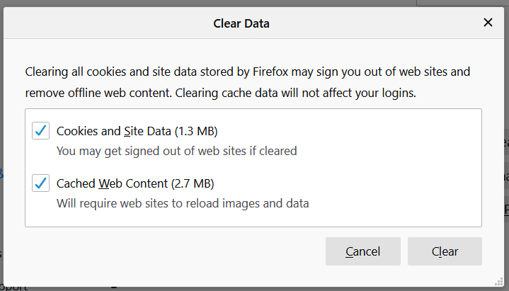Clear Data window netflix error code m7353-5101