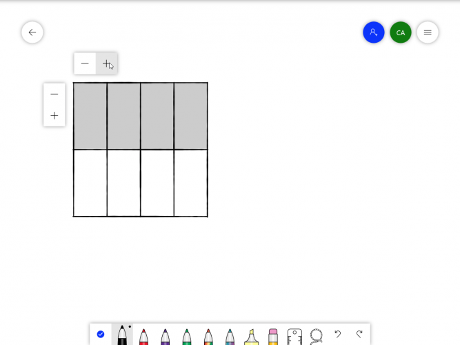 add rows or columns whiteboard