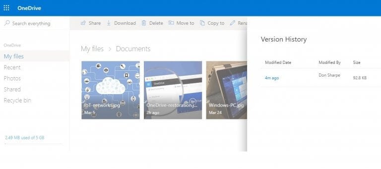 How To Restore A Previous Version In OneDrive