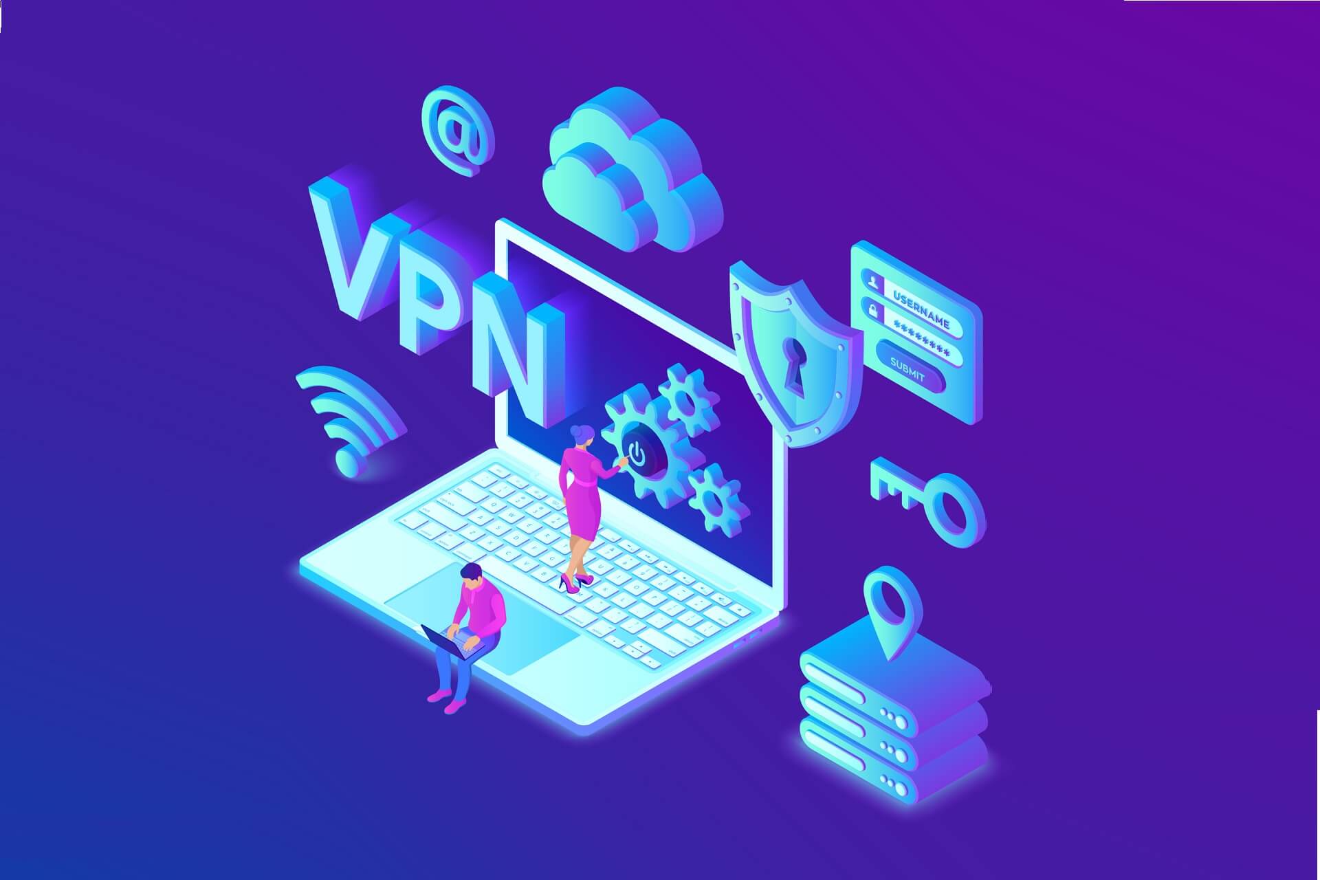 VPN blocked by security settings