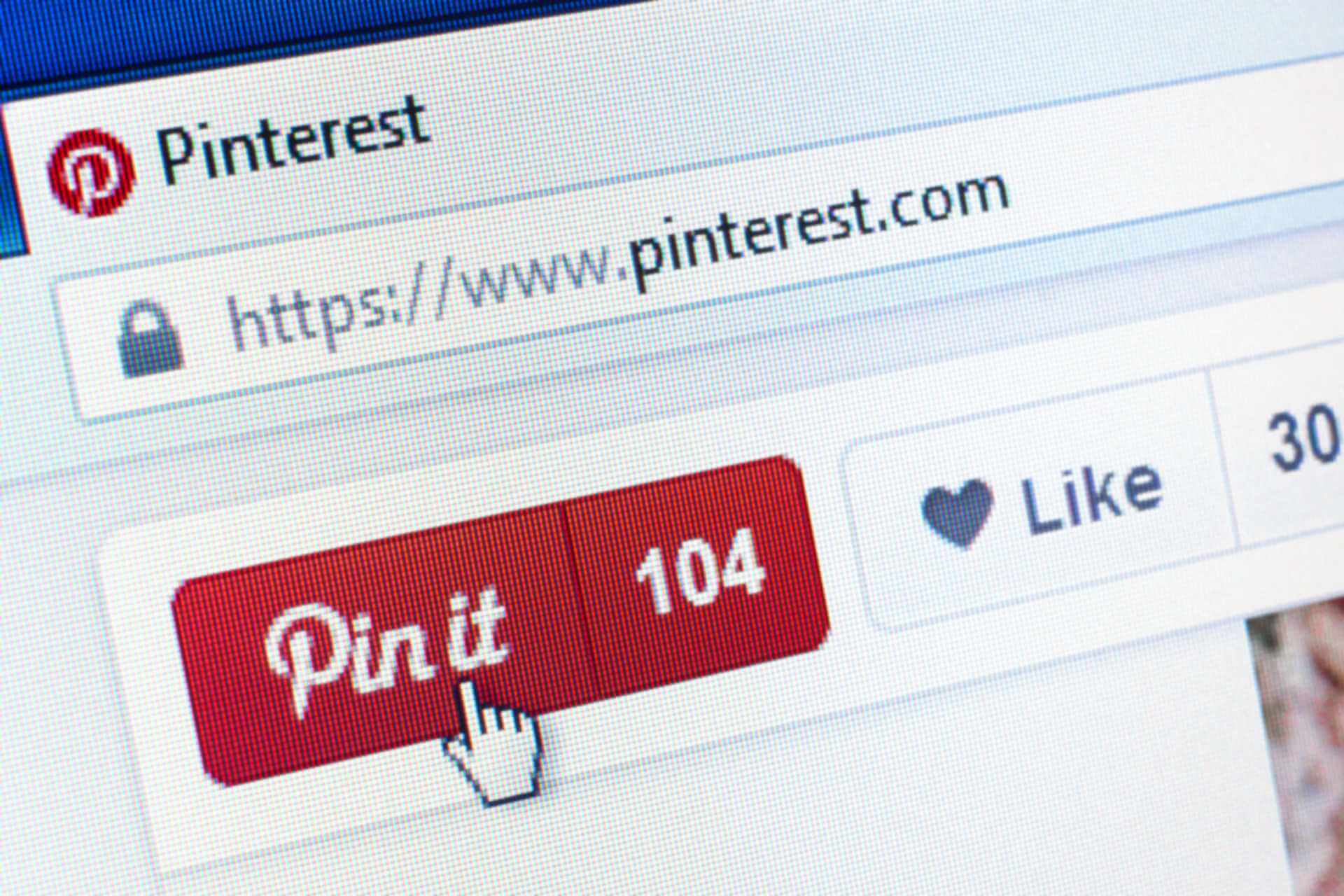 pinterest in browser