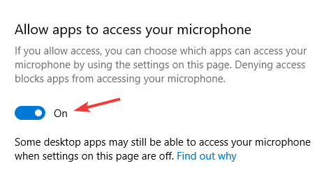 allow apps to access your microphone oops looks like your browser was told to deny us microphone access