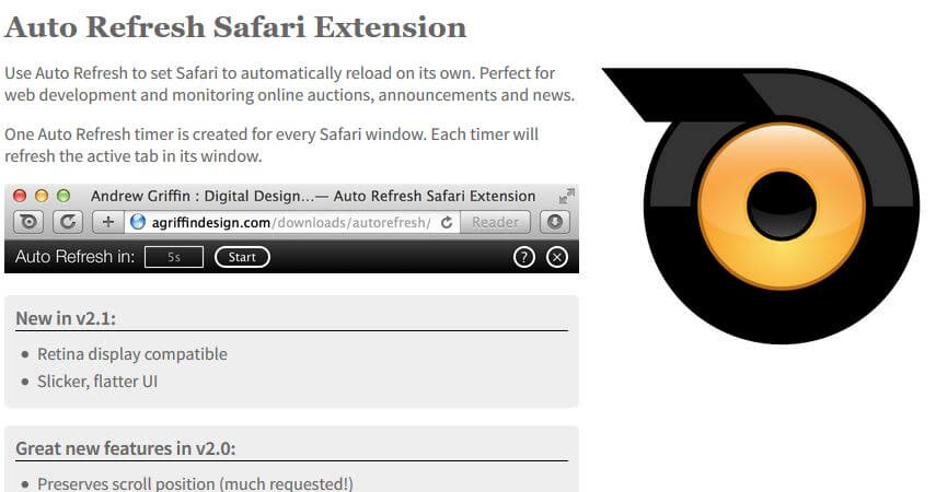 auto refresh safari browser