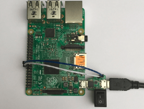 connect Raspberry Pi to the switch