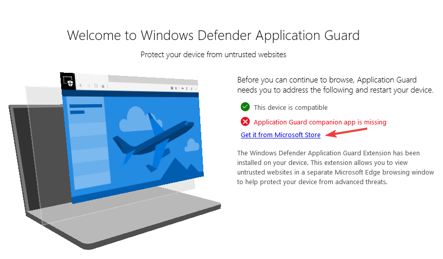 get it from Microsoft Store windows defender browser protection