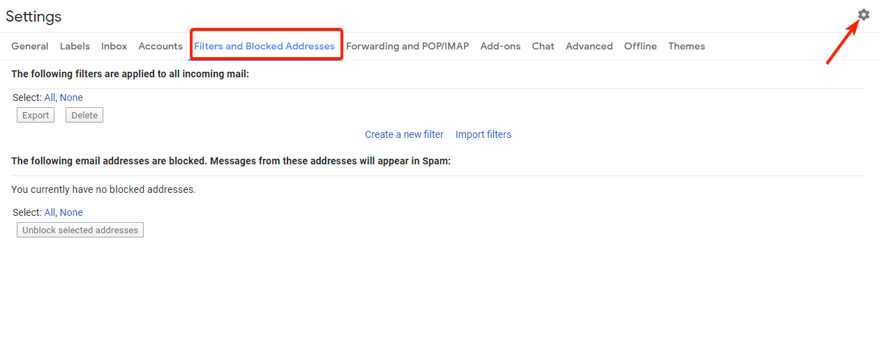 安全な差出人リスト gmail