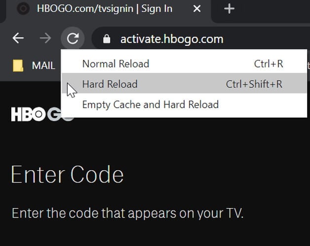 fix hbo go activate browser