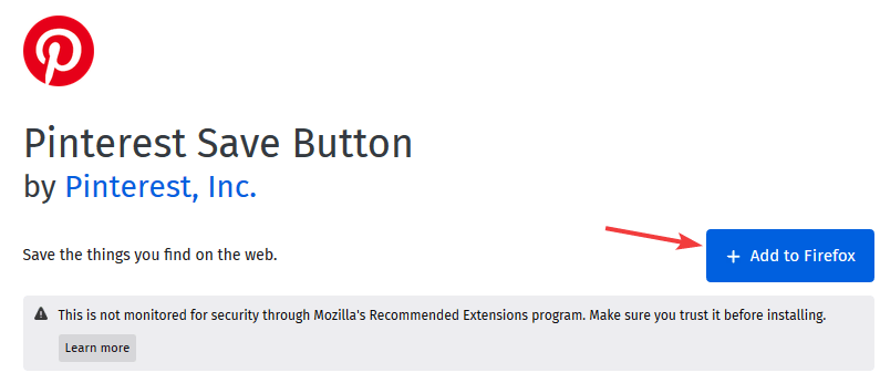 pinterest save button firefox pinterest browser button