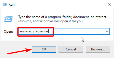 regserver error 1310 error writing to file