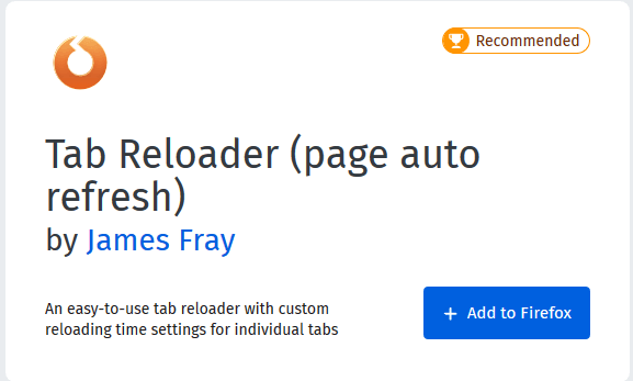tab reloader firefox refresh browser