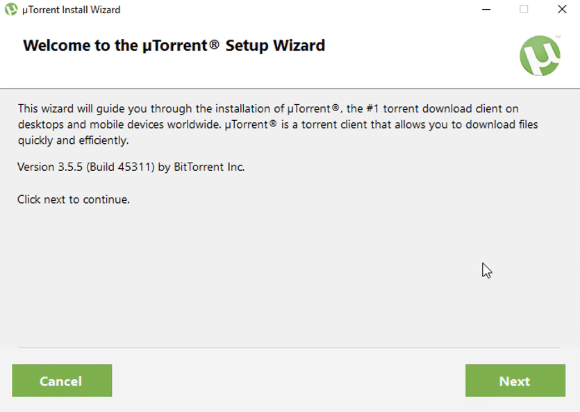 uTorrent Install Wizard remove ads from utorrent