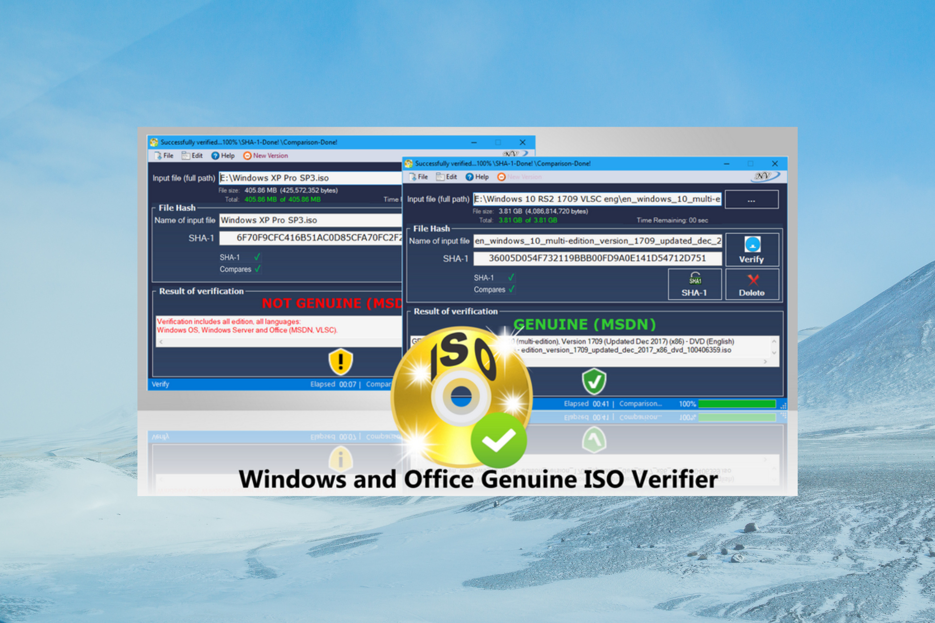 How to verify ISO files Windows and Office