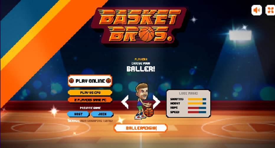 online basketball games
