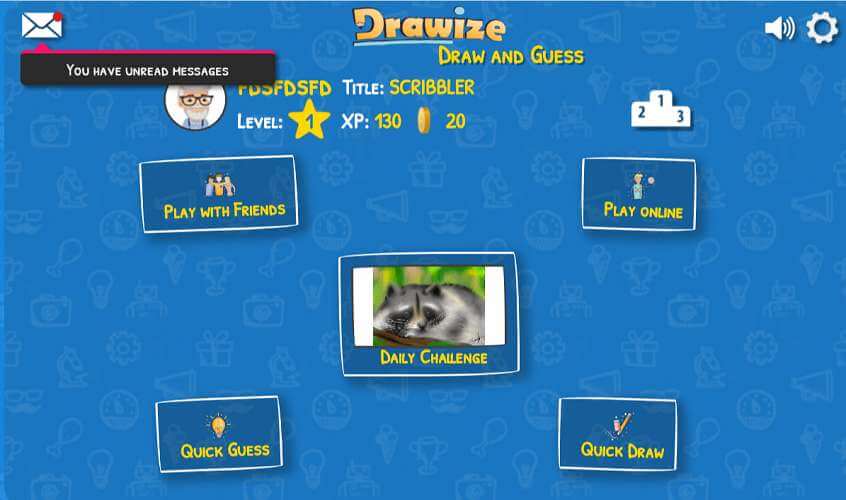 Drawing game online