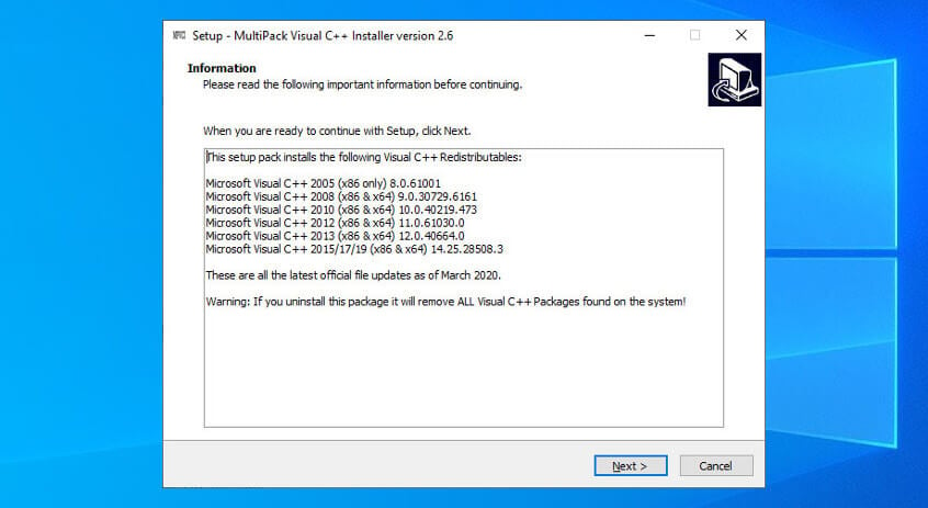 microsoft visual c 2008 redistributable package x86