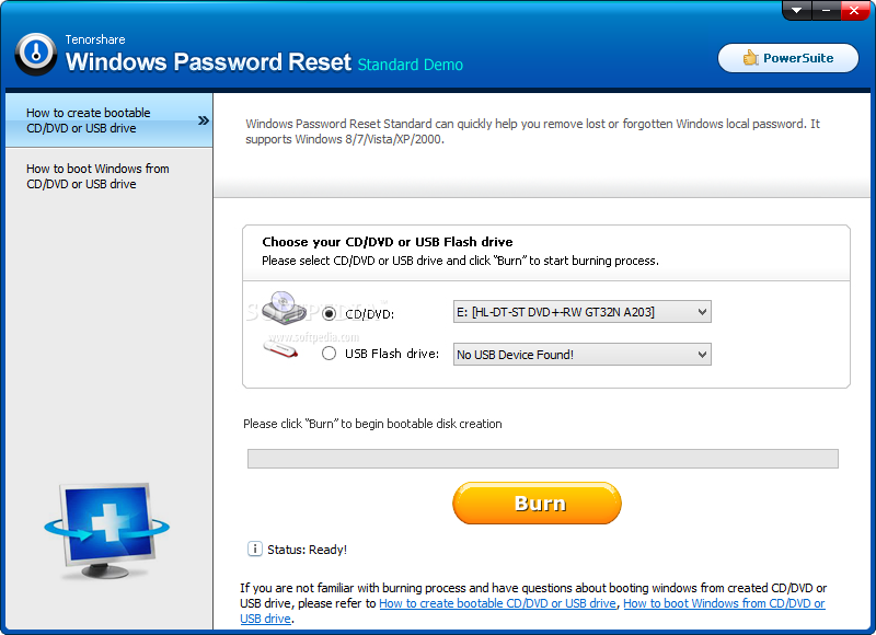 win10 reset password mini windows