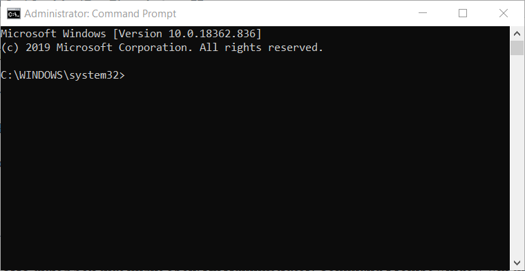Administrator: Command Prompt window elevated permissions are required to run dism