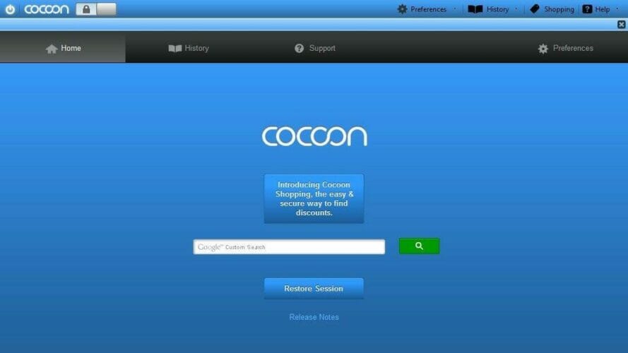 what is cocoon browser