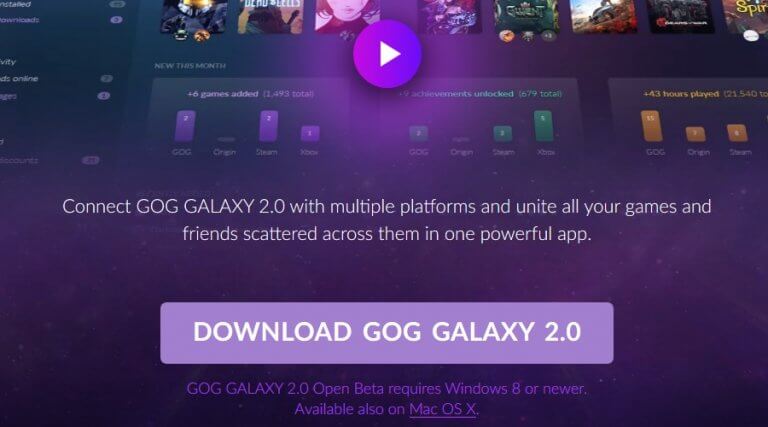 download the new version for ios GOG Galaxy 2.0.68.112