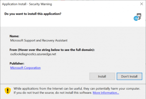 Microsoft Support and Recovery Assistant 17.01.0268.015 download the last version for iphone