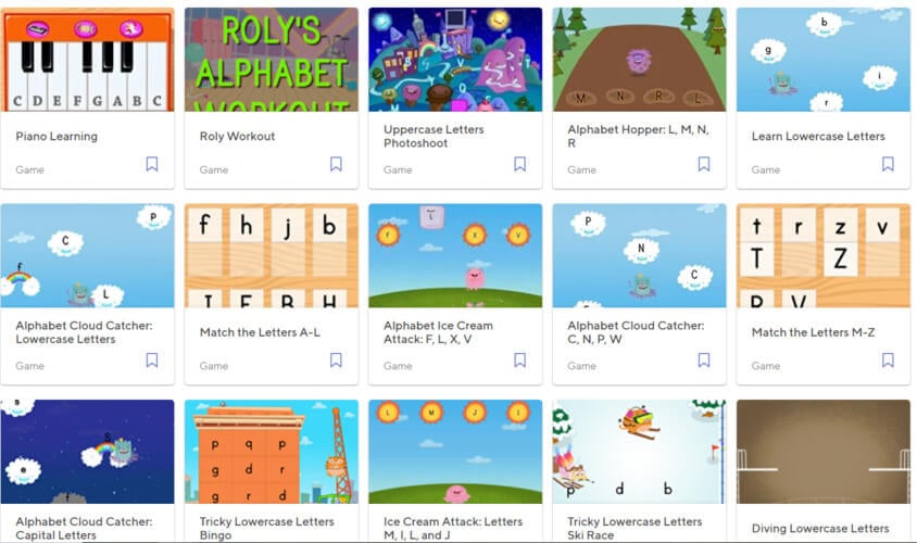 letter recognition games for free