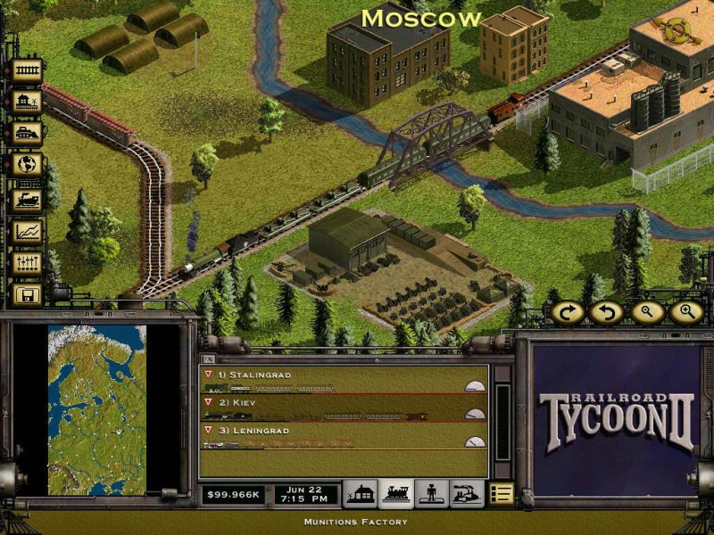 where can I play online train games Railroad Tycoon II