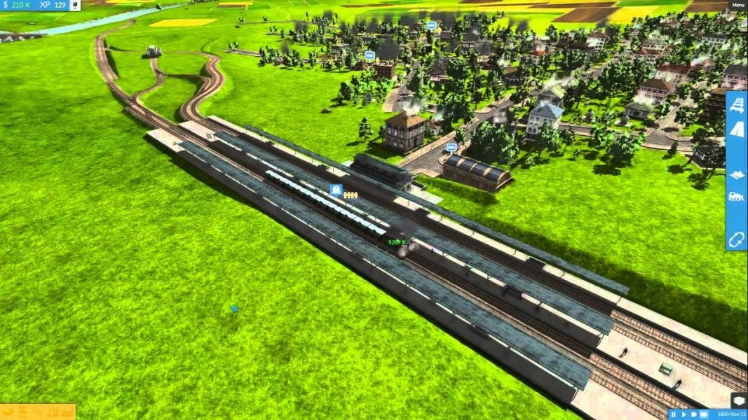 where can I play online train games train fever
