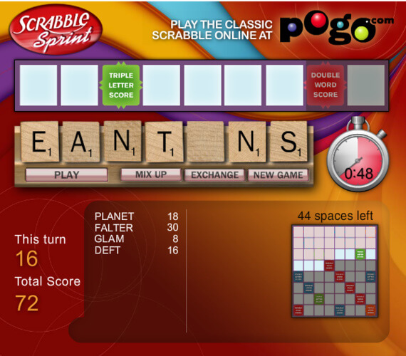 play scrabble like game online