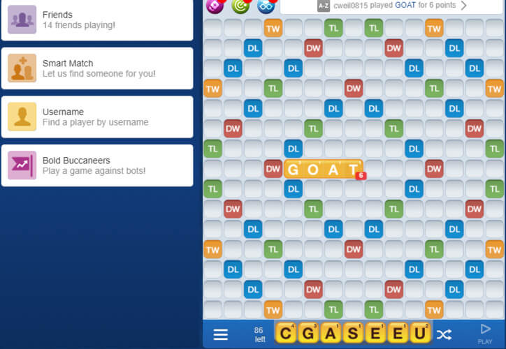 words with friends