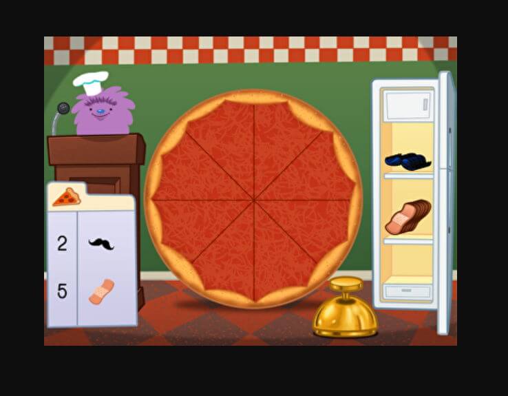 best toddler games online pizza counting