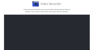How to use webcam recorder in browser