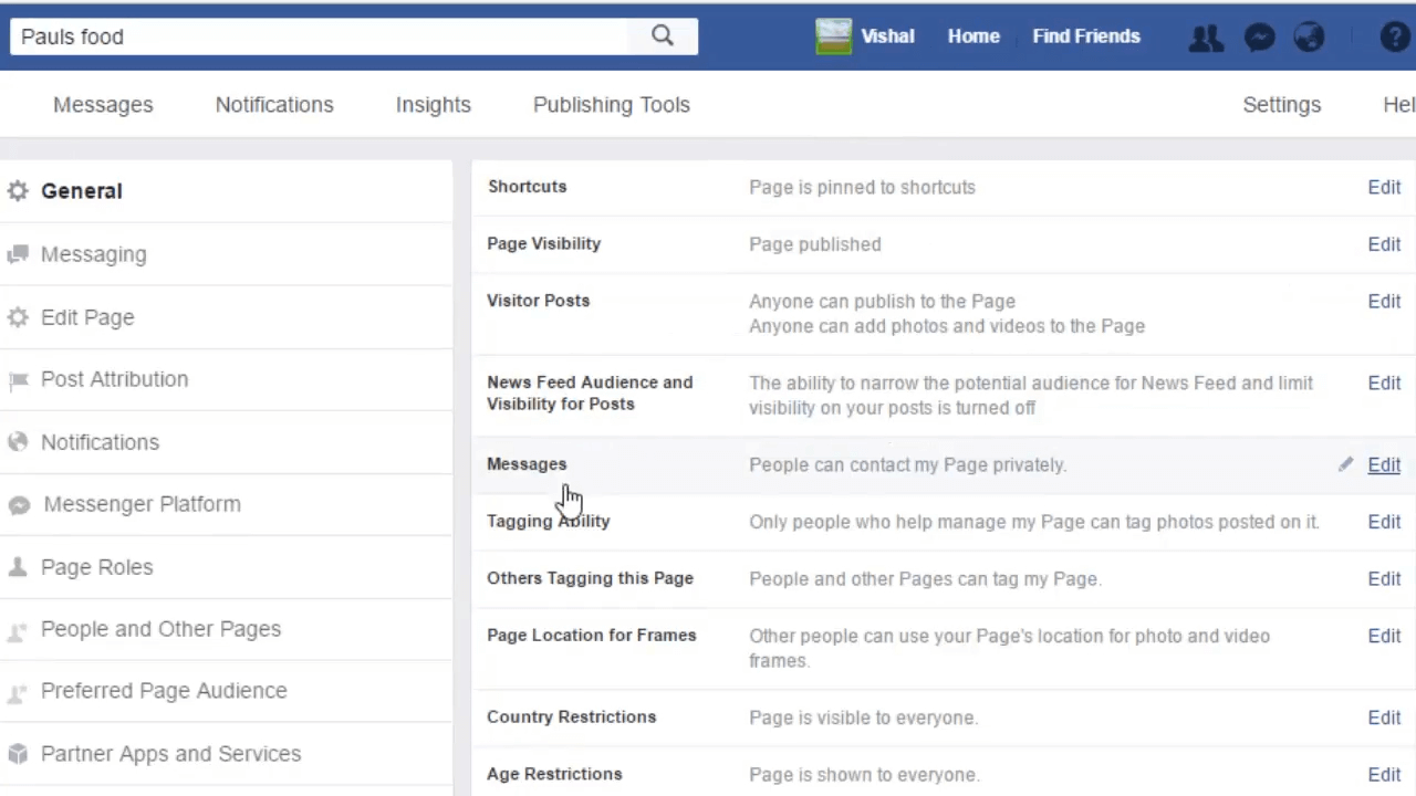 Page Visibility facebook this content isn't available right now