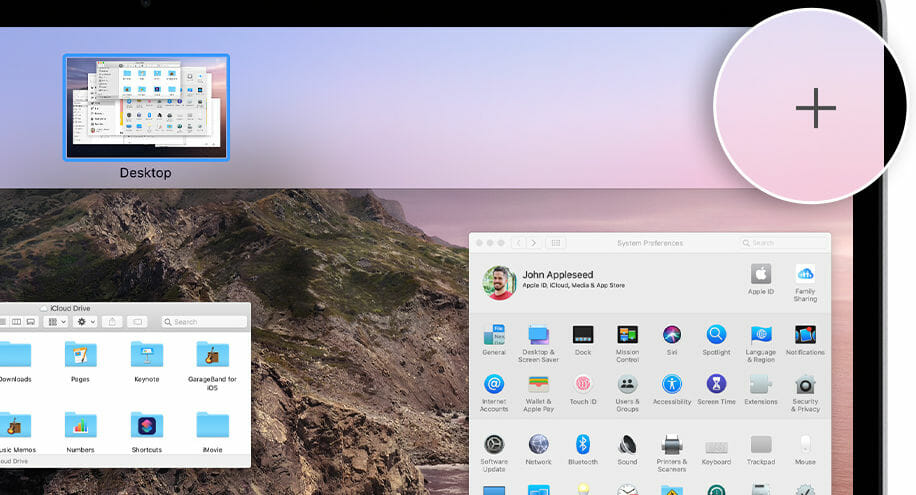 add new desktop mac multiple desktops
