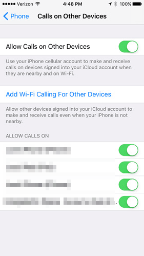 allow calls on other devices your iphone is not configured to allow calls using this mac