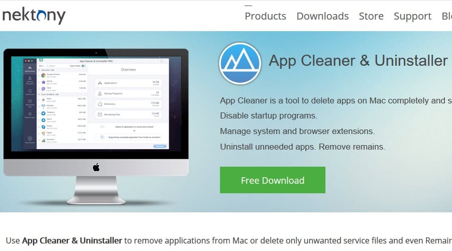 app cleaner and uninstaller free mac cleaner