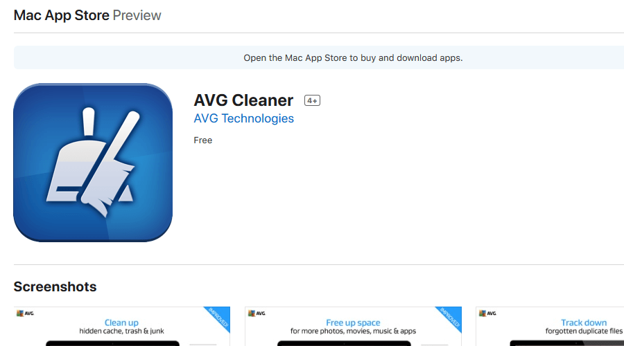 AVG Cleaner smart mac care 