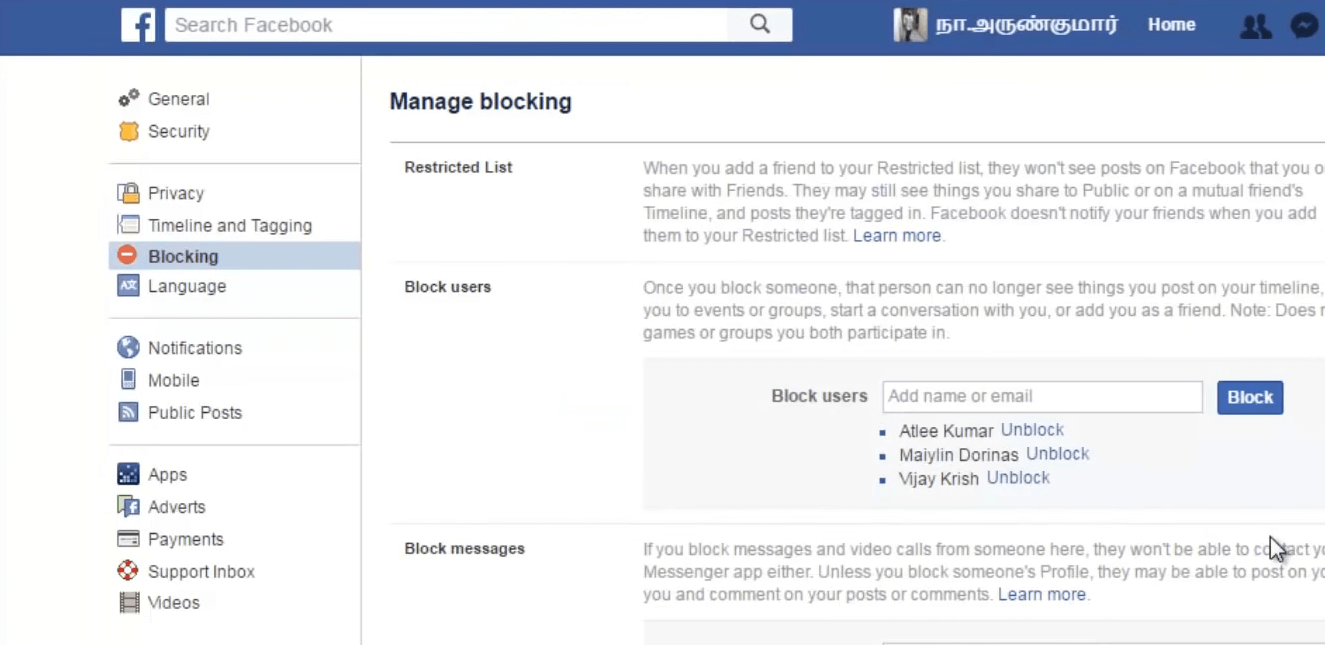 Block user settings facebook this content isn't available right now
