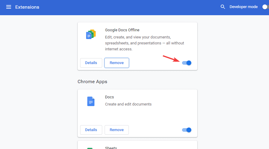 disable extensions chrome 100 disk usage