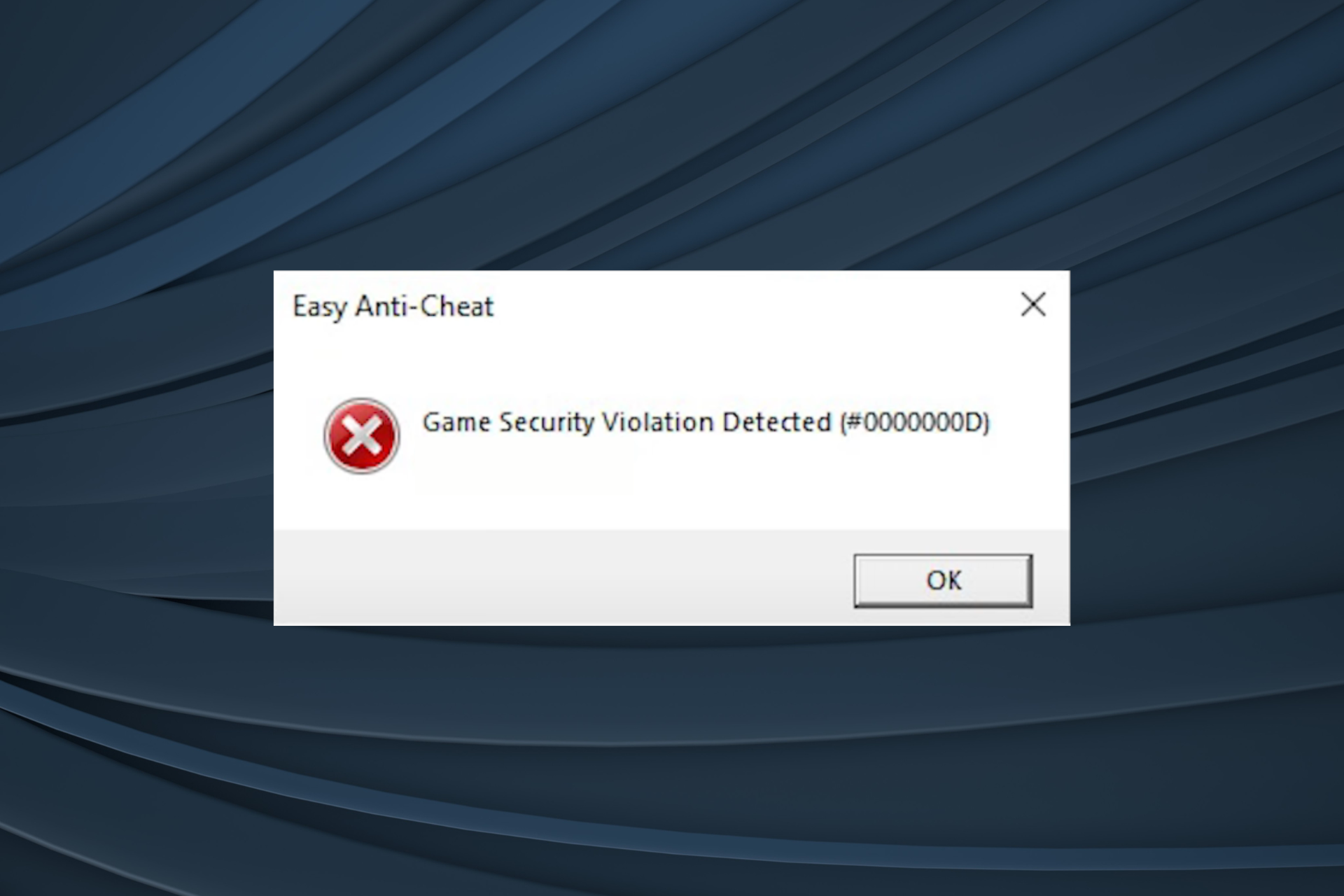 Fix game security violation detected in Apex Legends