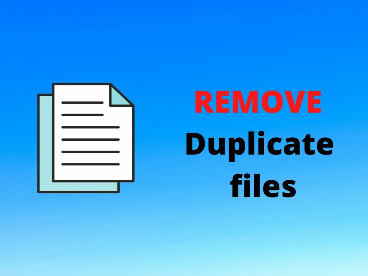 whats the easiest way to safely delete duplicate files on treesize professional 6