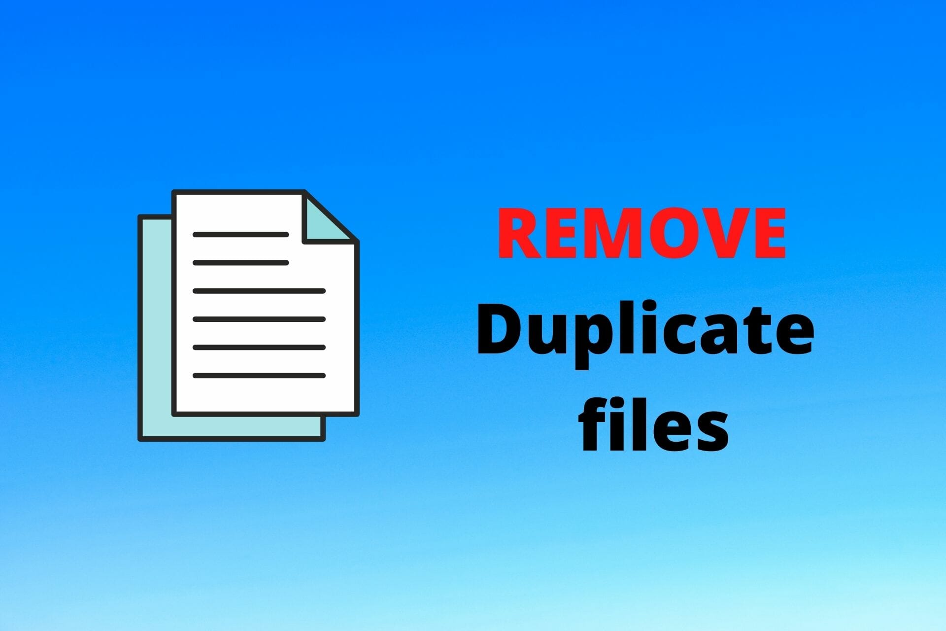 duplicate files windows 10
