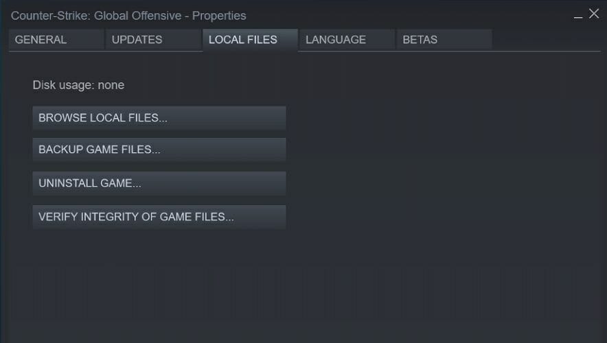 game file does not match the server