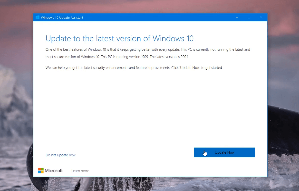 The Windows 10 Update Assistant The Application Has Failed to Start Because Its Side-By-Side Configuration Is Incorrect Error