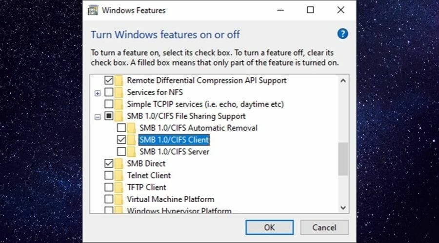 How to configure Optional Features