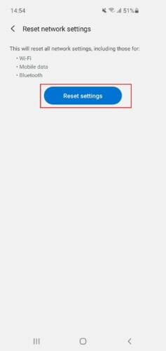 Reset settings on Facebook Messenger video call not working