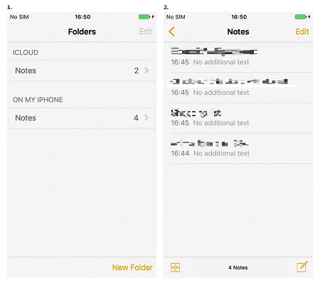 Notes not syncing iCloud