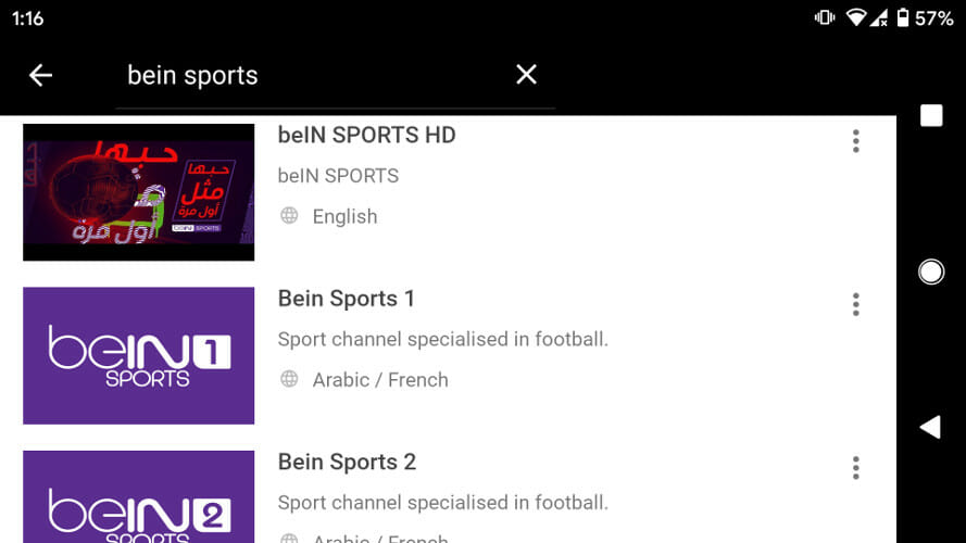 use Mobdro to watch beIN Sports