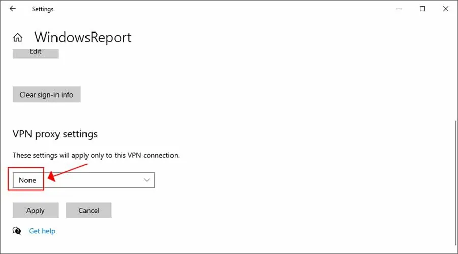 Überprüfen Sie die VPN-Proxy-Einstellungen unter Windows 10