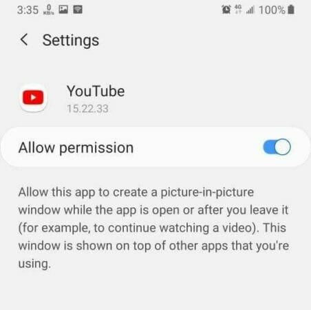 Disable YouTube accessibility Player