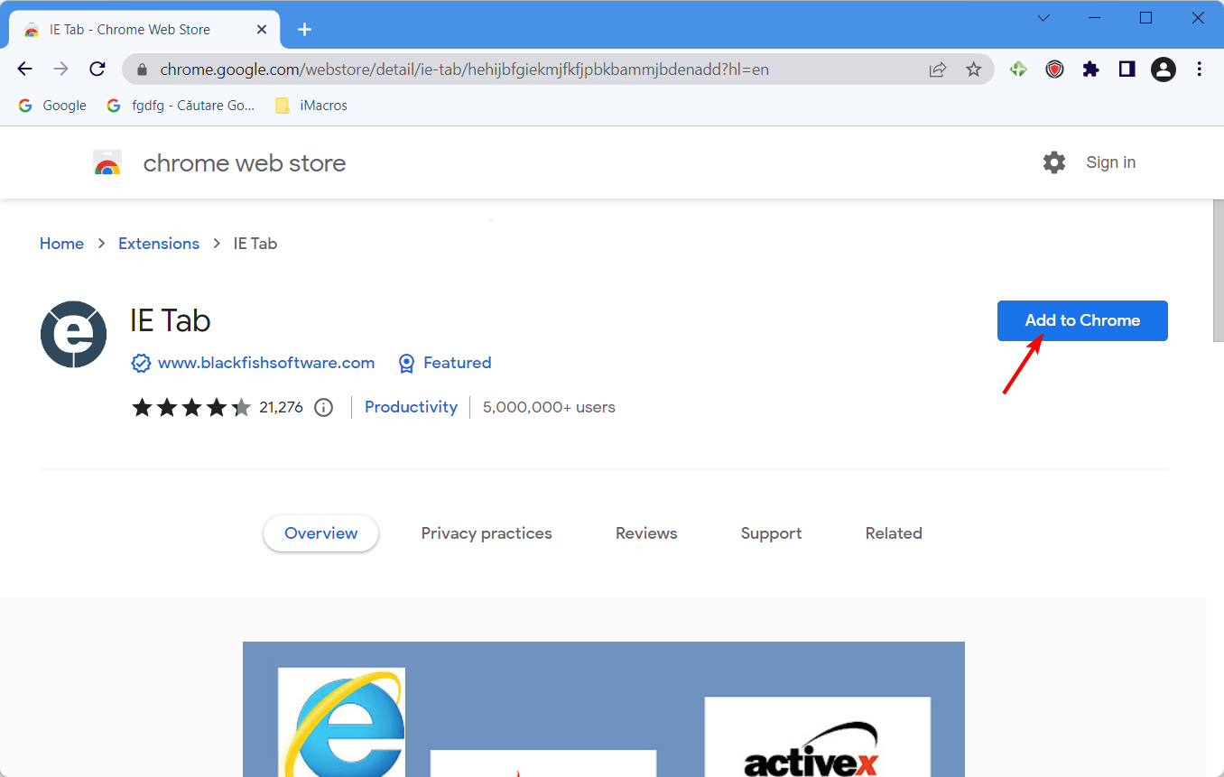 add-to-chrome=ie this browser does not support activex components